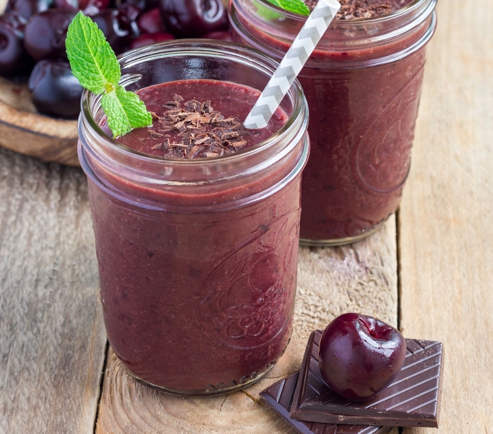 Cherry & Cocoa Protein Smoothie